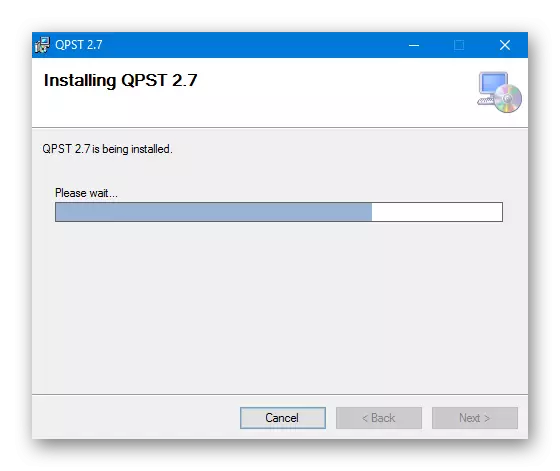 QFIL for REDMI 3S QPST installation progress