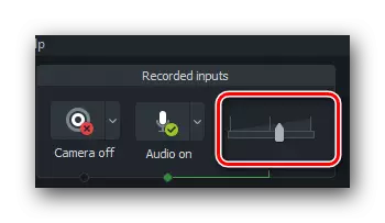 Controle de mudança de volume gravado no estúdio de Camtasia