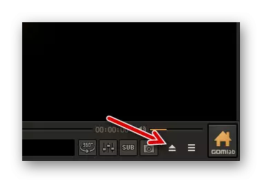 Apertura de archivos a través del icono de GOM Media Player