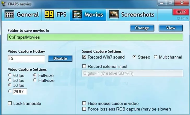 FORAPS - program za snimanje ekrana