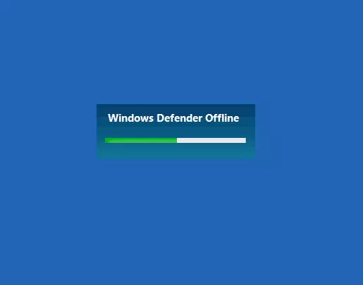 Windows Defender לא מקוון סריקה - -