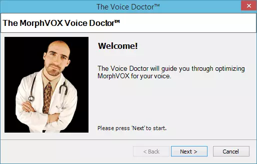 Voice Doctor Setup Wizard