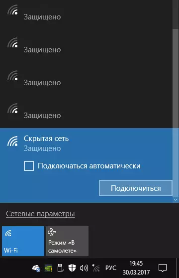 Rangkaian Wi-Fi Tersembunyi di Windows 10