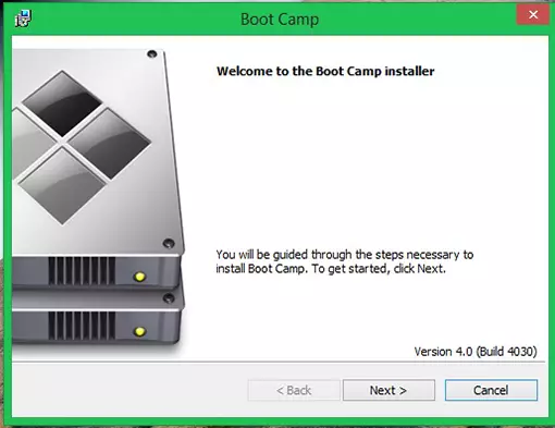 ڈرائیوروں اور bootcamp افادیت نصب کرنے