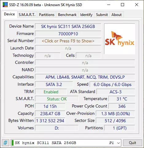 SSD-Z-program
