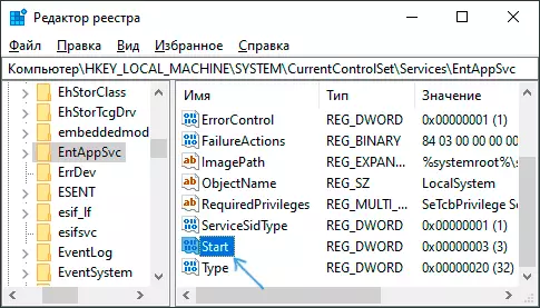 Možnosti spuštění v registru systému Windows