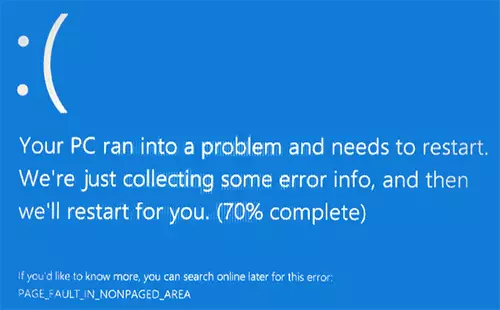 Page_Fault_in_nonpaged_area a Windows 10