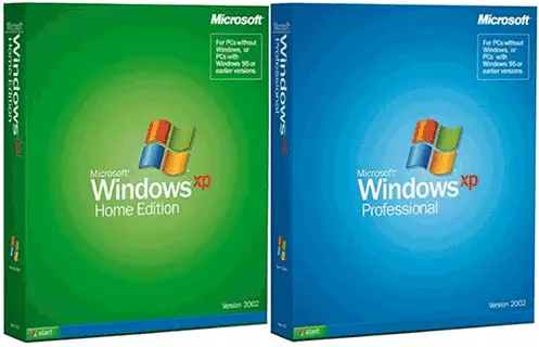 Windows XP。