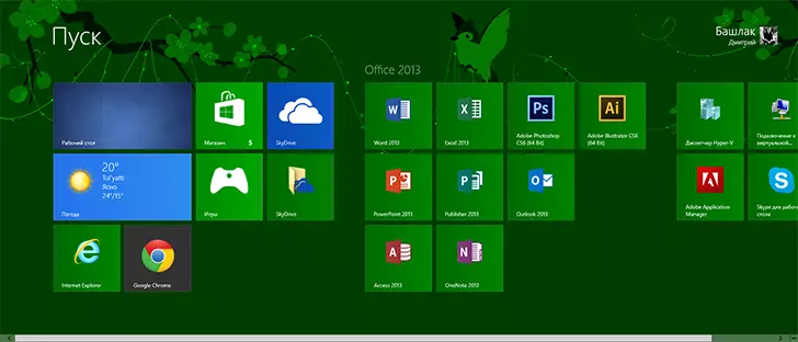 Windows 8 sučelje