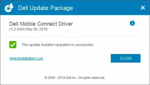 Installation du pilote Dell Mobile Connect