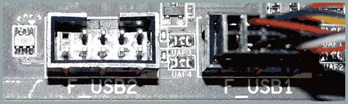 USB-Anschlüsse der Front-Panel