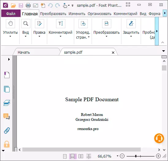 PDF Foxit Phantom Editor