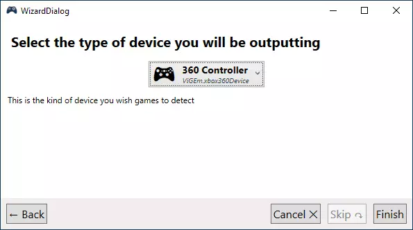 Configurer Dualshock 4 comme Xbox 360