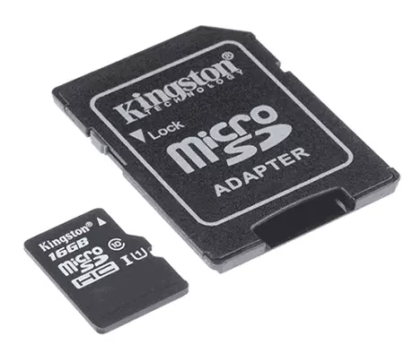 MicroSD memory card adapter