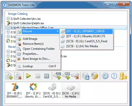 Opening MDF images in Daemon Tools Lite