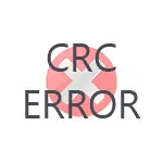 Error in CRC data - how to fix