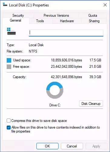 Owned Windows 11 Place on Disk