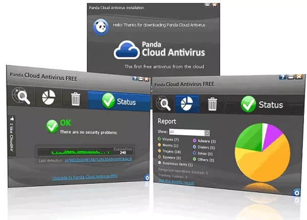 Panda Cloud Antivirus windows