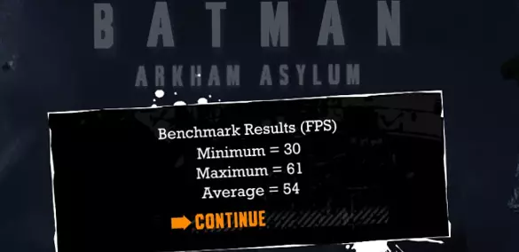 Test Batman Archam Asylum