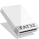 Fanya gari ngumu ya nje katika FAT32.