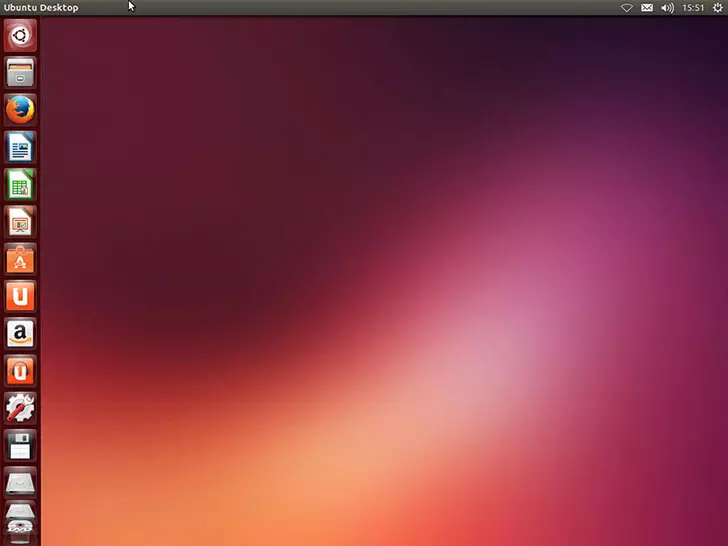 Ubuntu Linux mawonekedwe