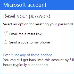 Sending Links for Password Reset