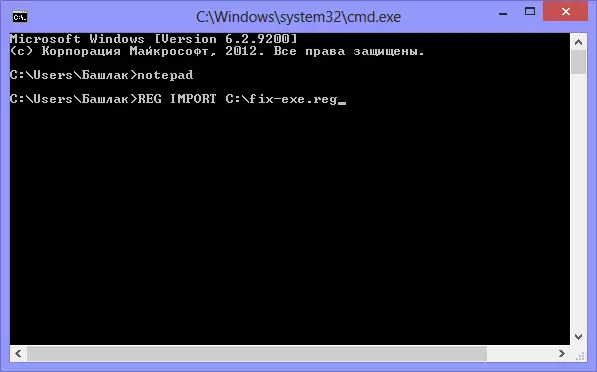 We restore the launch of the program on the command prompt