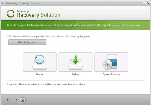 Sample laptop recovery programa