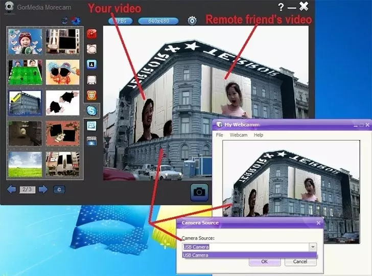 Program de software Webcam din Webcam
