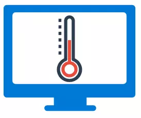 العمل البطيء لجهاز الكمبيوتر بسبب ارتفاع درجة الحرارة
