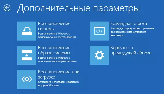 Επιλογές ανάκτησης των Windows 10