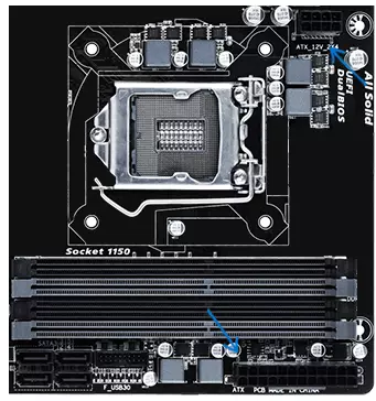 Power processor on the motherboard