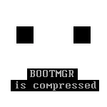 بوت bootmgr فشرده شده است