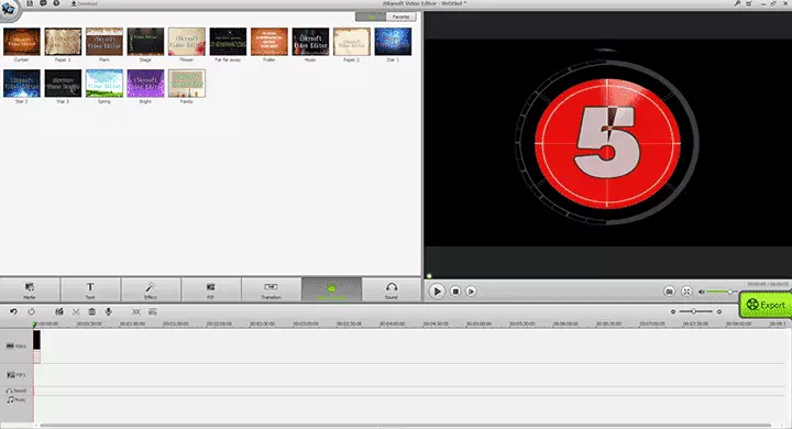 Iwwerpréift Editor Video ISKYSSSE Video Editor a Lizenzverdeelung 525_4