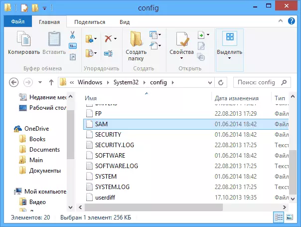 els arxius de registre de Windows
