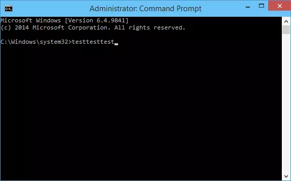 Windows 10 Command String