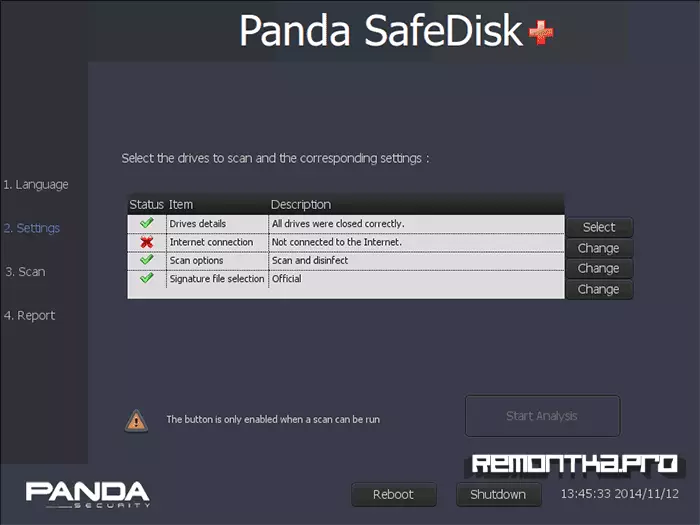 Antivirus Disc Panda.