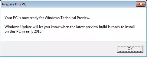 Tölva tilbúinn fyrir Windows 10