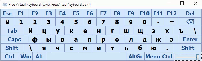 Ilmainen virtuaalinen näppäimistö.