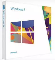 Kotak dengan Microsoft Windows 8