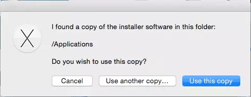OS X επιλογή διανομής