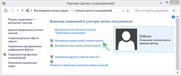 Windows 8.1 Akaunti Zikhazikiko