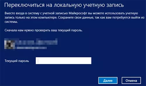 Windows 8.1 schakelen naar het lokale account