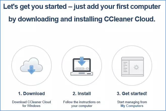 Κατεβάστε το CCleaner Cloud Client